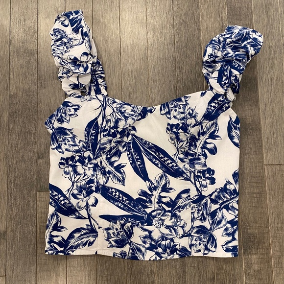 Abercrombie & Fitch Tops - NWT Abercrombie & Fitch Bubble Strap Poplin Top